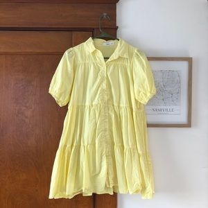 Lemon yellow Talulah dress